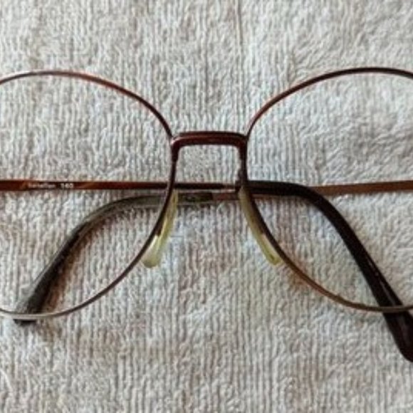 20% OFF - Vintage Aviator-Style Wire Eyeglass Frames c 1980s - Picture 3 of 8